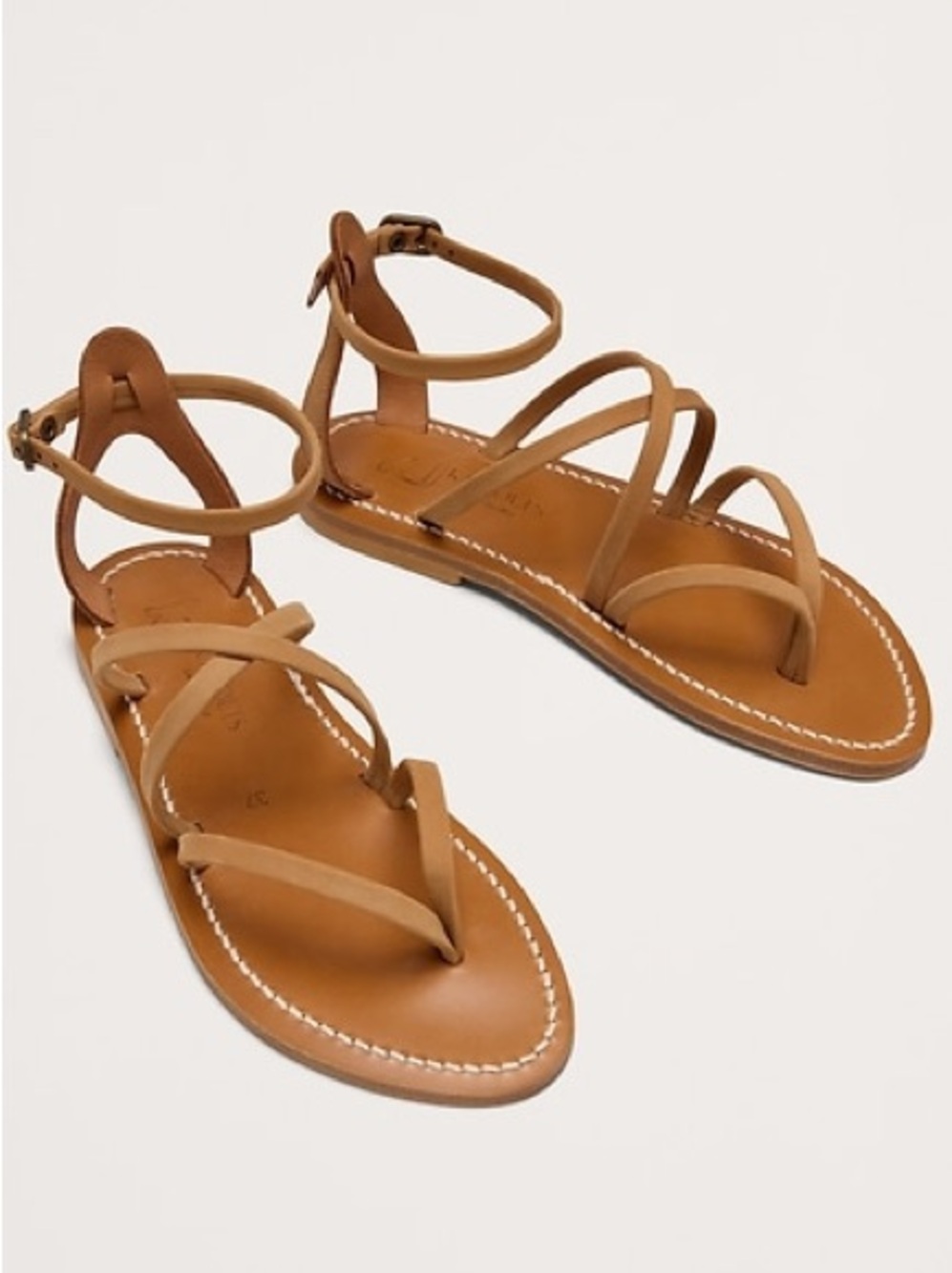 K. Jacques Epicure Sandals in Nubuck Saddle